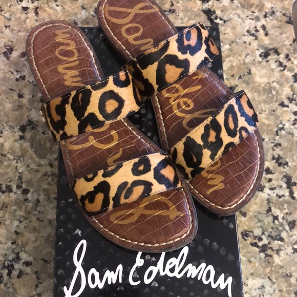 Sam Edelman Shoes - Women’s Sam Edelman Gala Leopard Strap Sandals 8.5
